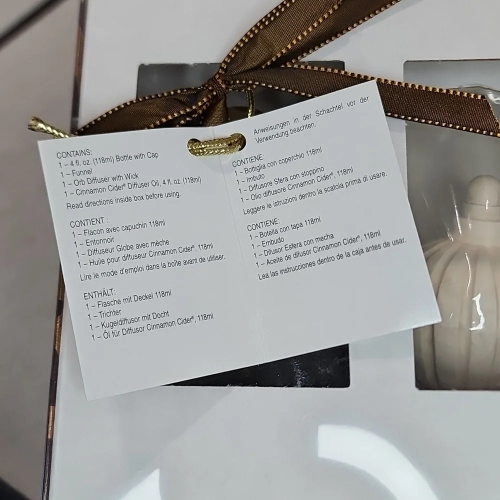 Cinnamon Cider diffuser set